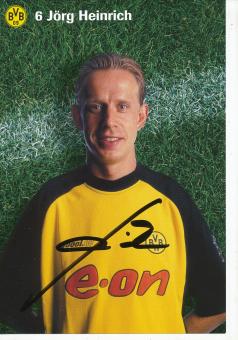 Jörg Heinrich   2001/2002  Borussia Dortmund Fußball Autogrammkarte original signiert 