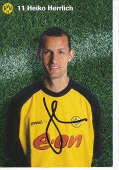 Heiko Herrlich   2001/2002  Borussia Dortmund Fußball Autogrammkarte original signiert 