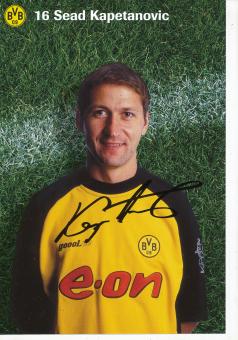 Sead Kapetanovic   2001/2002  Borussia Dortmund Fußball Autogrammkarte original signiert 