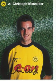 Christoph Metzelder   2001/2002  Borussia Dortmund Fußball Autogrammkarte original signiert 