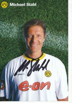 Michael Stahl  2001/2002  Borussia Dortmund Fußball Autogrammkarte original signiert 