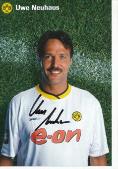 Uwe Neuhaus  2001/2002  Borussia Dortmund Fußball Autogrammkarte original signiert 