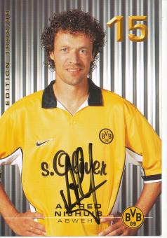 Alfred Nijhuis  1998/99  Borussia Dortmund Fußball Autogrammkarte original signiert 