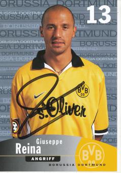 Giuseppe Reina 1999/2000  Borussia Dortmund Fußball Autogrammkarte original signiert 