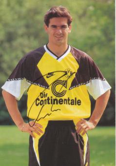 Gerhard Poschner  1990/91  Borussia Dortmund Fußball Autogrammkarte original signiert 