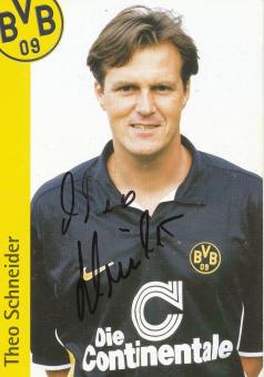 Theo Schneider  1994/95  Borussia Dortmund Fußball Autogrammkarte original signiert 