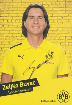 Zeljko Buvac  2012/2013  Borussia Dortmund Fußball Autogrammkarte original signiert 