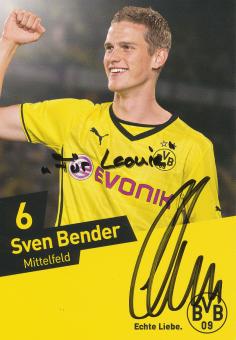 Sven Bender  2013/2014  Borussia Dortmund Fußball Autogrammkarte original signiert 