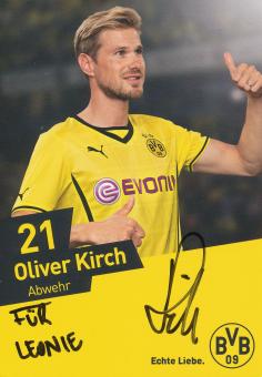 Oliver Kirch  2013/2014  Borussia Dortmund Fußball Autogrammkarte original signiert 