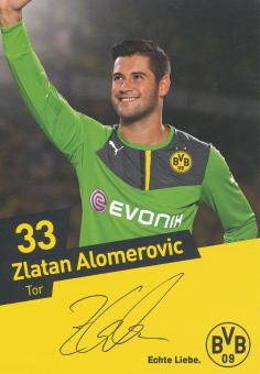 Zlatan Alomerovic  2013/2014  Borussia Dortmund Fußball Autogrammkarte original signiert 