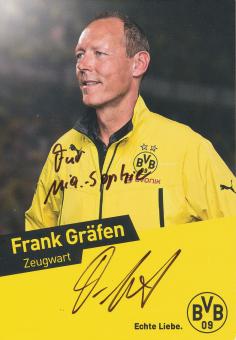 Frank Gräfen  2013/2014  Borussia Dortmund Fußball Autogrammkarte original signiert 