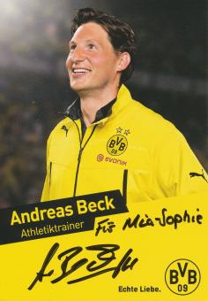 Andreas Beck  2013/2014  Borussia Dortmund Fußball Autogrammkarte original signiert 