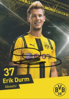 Erik Durm  2016/2017  Borussia Dortmund Fußball Autogrammkarte original signiert 