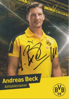 Andreas Beck  2016/2017  Borussia Dortmund Fußball Autogrammkarte original signiert 