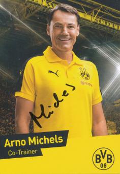 Arno Michels  2016/2017  Borussia Dortmund Fußball Autogrammkarte original signiert 