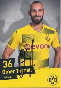 Ömer Toprak  2017/2018  Borussia Dortmund Fußball Autogrammkarte original signiert 