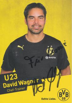 David Wagner  U23  Borussia Dortmund Fußball Autogrammkarte original signiert 
