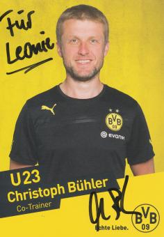Christoph Bühler  U23  Borussia Dortmund Fußball Autogrammkarte original signiert 