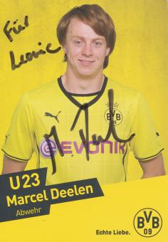 Marcel Deelen  U23  Borussia Dortmund Fußball Autogrammkarte original signiert 