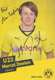 Marcel Deelen  U23  Borussia Dortmund Fußball Autogrammkarte original signiert 