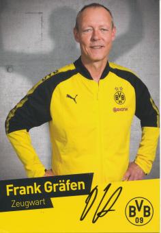 Frank Gräfen  2017/2018  Borussia Dortmund Fußball Autogrammkarte original signiert 
