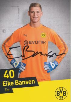 Eike Bansen  2017/2018  Borussia Dortmund Fußball Autogrammkarte original signiert 
