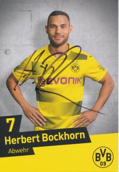 Herbert Bockhorn  2017/2018  Borussia Dortmund Fußball Autogrammkarte original signiert 