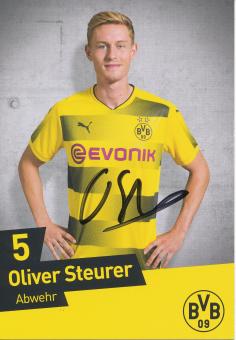 Oliver Steurer  2017/2018  Borussia Dortmund Fußball Autogrammkarte original signiert 