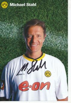 Michael Stahl  2001/2002  Borussia Dortmund Fußball Autogrammkarte original signiert 