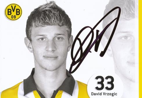 David Vrzogic 2006/2007  Borussia Dortmund Fußball Autogrammkarte original signiert 