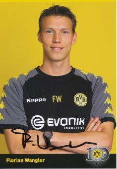 Florian Wangler  2009/2010  Borussia Dortmund Fußball Autogrammkarte original signiert 