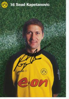 Sead Kapetanovic  2001/2002  Borussia Dortmund Fußball Autogrammkarte original signiert 