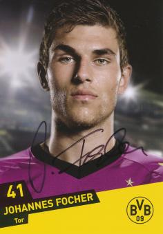 Johannes Focher  2010/2011   Borussia Dortmund Fußball Autogrammkarte original signiert 