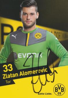 Zlatan Alomerovic  2014/2015   Borussia Dortmund Fußball Autogrammkarte original signiert 