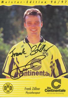 Frank Zöllner  1996/97   Borussia Dortmund Fußball Autogrammkarte original signiert 
