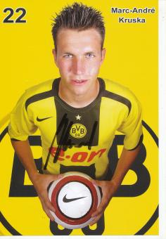 Marc Andre Kruska  2005/2006   Borussia Dortmund Fußball Autogrammkarte original signiert 