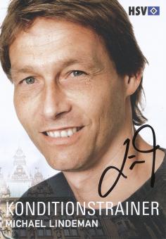 Michael Lindeman 2008/2009  Hamburger SV Fußball Autogrammkarte original signiert 