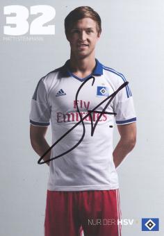 Matti Steinmann  2013/2014  Hamburger SV Fußball Autogrammkarte original signiert 