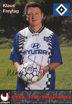 Klaus Freytag  Uhlsport  Hamburger SV Fußball Autogrammkarte original signiert 