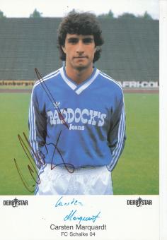 Carsten Marquardt    FC Schalke 04  Fußball Autogrammkarte original signiert 