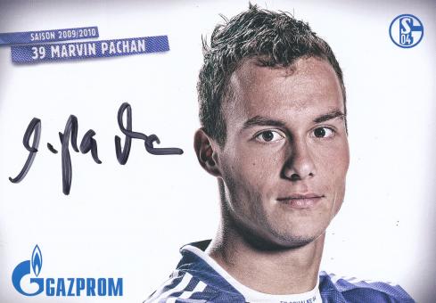 Marvin Pachan  2009/10   FC Schalke 04  Fußball Autogrammkarte original signiert 