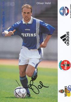Oliver Held  1997/98   FC Schalke 04  Fußball Autogrammkarte original signiert 