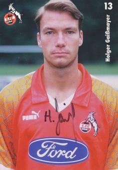 Holger Gaißmayer 1997/98  FC Köln Fußball Autogrammkarte original signiert 