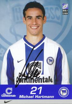Michael Hartmann  1999/2000  Hertha BSC Berlin Fußball Autogrammkarte original signiert 