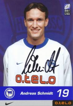 Andreas Schmidt  2000/2001  Hertha BSC Berlin Fußball Autogrammkarte original signiert 