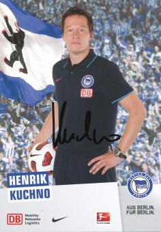 Henrik Kuchno  2010/2011  Hertha BSC Berlin Fußball Autogrammkarte original signiert 