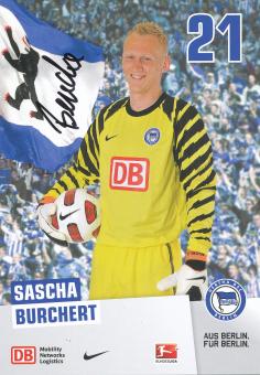 Sascha Burchert  2010/2011  Hertha BSC Berlin Fußball Autogrammkarte original signiert 