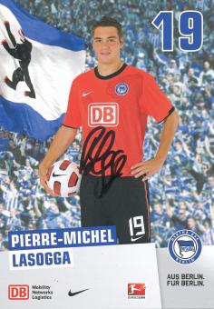 Pierre Michel Lasogga  2010/2011  Hertha BSC Berlin Fußball Autogrammkarte original signiert 