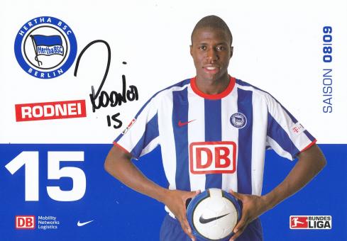 Rodnei  2008/2009  Hertha BSC Berlin Fußball Autogrammkarte original signiert 