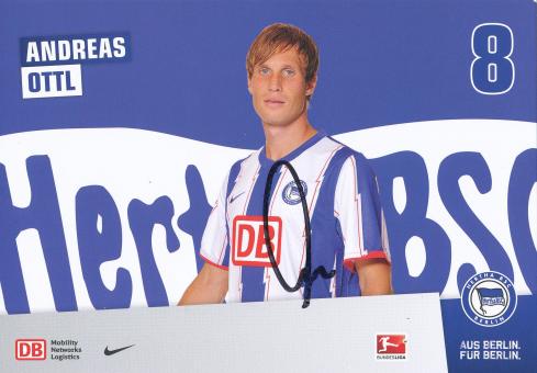 Andreas Ottl  2011/2012  Hertha BSC Berlin Fußball Autogrammkarte original signiert 